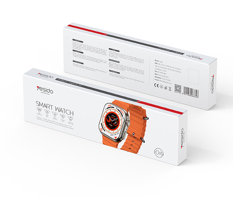 Yesido IO19 Sport Fitness Digital Smart Watch Packaging