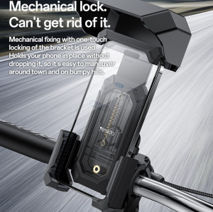 C331 Yesido 360 Degree Universal Ball Adjustment Mechanical Locking Stable Bicycle Phone Holder