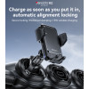 C312 Yesido Motorized Clamping Auto Alignment 15W Wireless Charging Car Air Vent Phone Holder