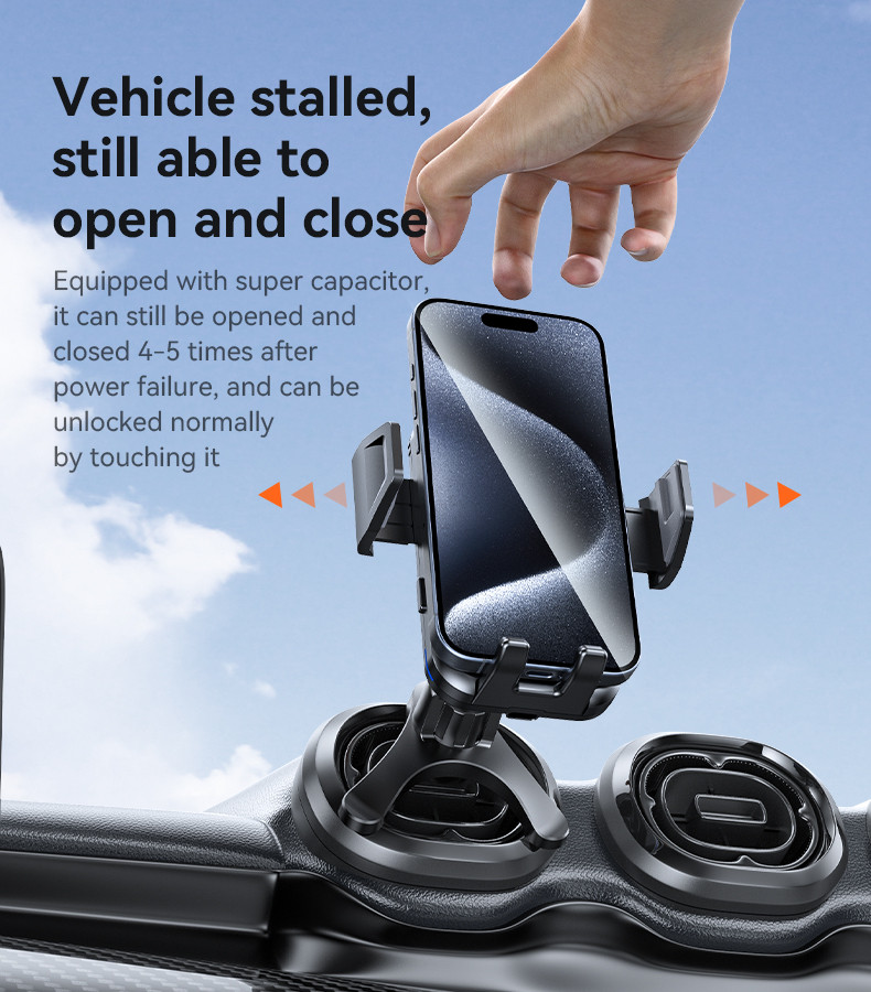 C312 Auto Alignment Wireless Charging Phone Holder Details