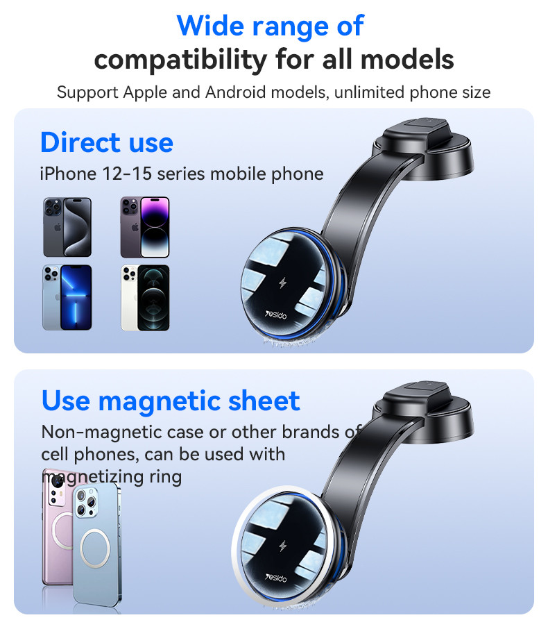 C311 Semiconduct or Cooling & Wireless Charger Phone Holder details