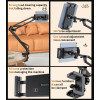 C296 360°Free Adjustment Multi-directional Folding Shaft Phone Holder | Desktop Lazy Man Stand