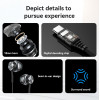 YH41 High Quality Aluminum Alloy With High-definition Microphone Type-C Wire Control Headphones