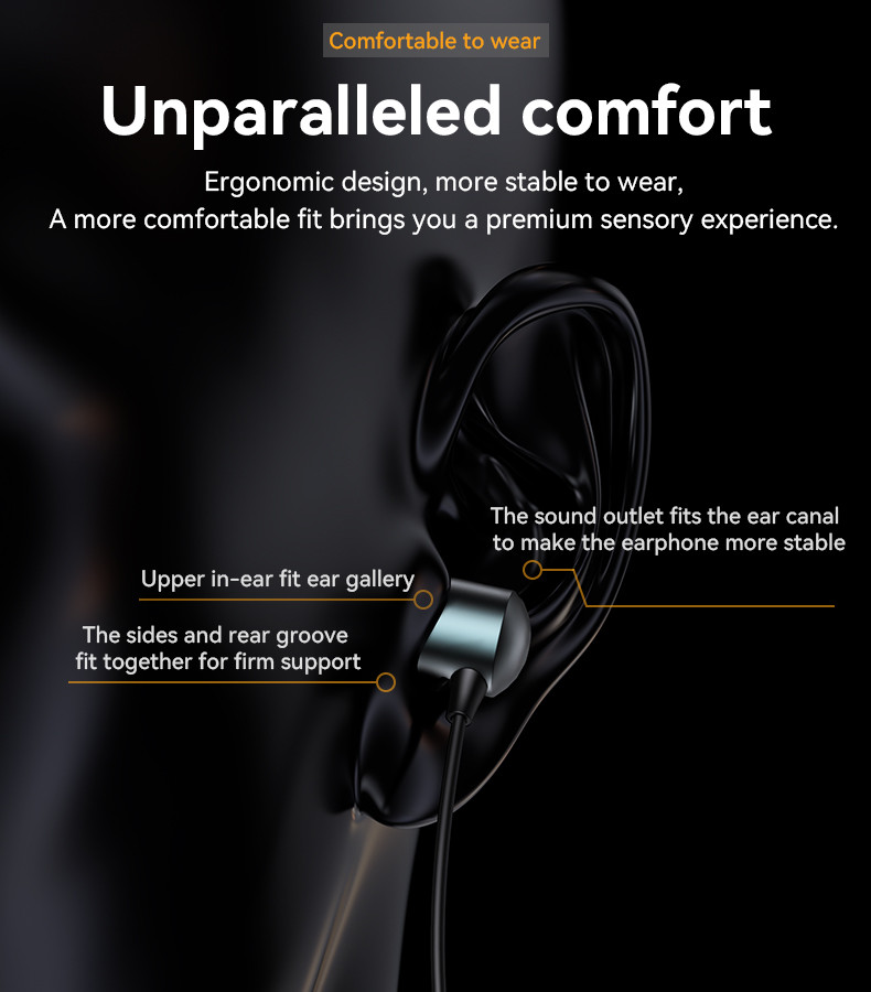 YESIDO YH43 Type-C Aluminum Alloy In-ear Wired Earphone Details