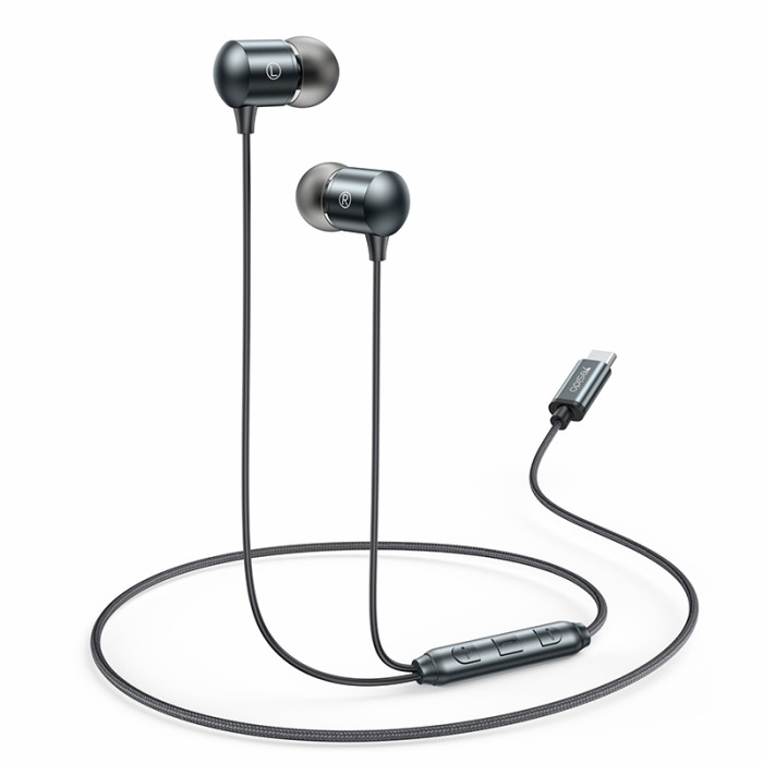 YH43 HIFI Lossless Sound Quality 10mm Dynamic Speaker Type-C Digital Interface In-ear Earphone