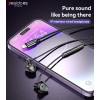 YH48 Aluminum Alloy In-ear Earphone With Remote Control IP Interface Wired Headphones