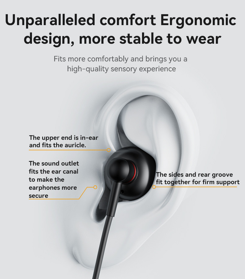 YESIDO YH49 Type-C Aluminum Alloy In-ear Wired Earphone Details