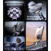 C210 Zinc Alloy 360 Incremental Rotation Dual Ball Head Design Metal Car Magnetic Phone Holder
