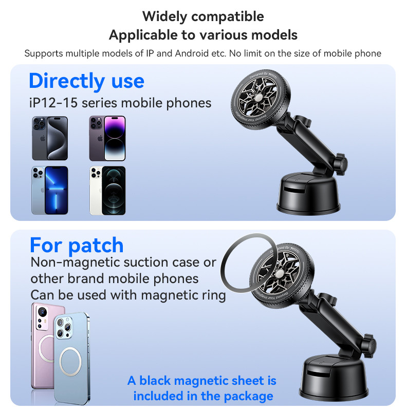 C266 Round Magnetic Phone Holder Details