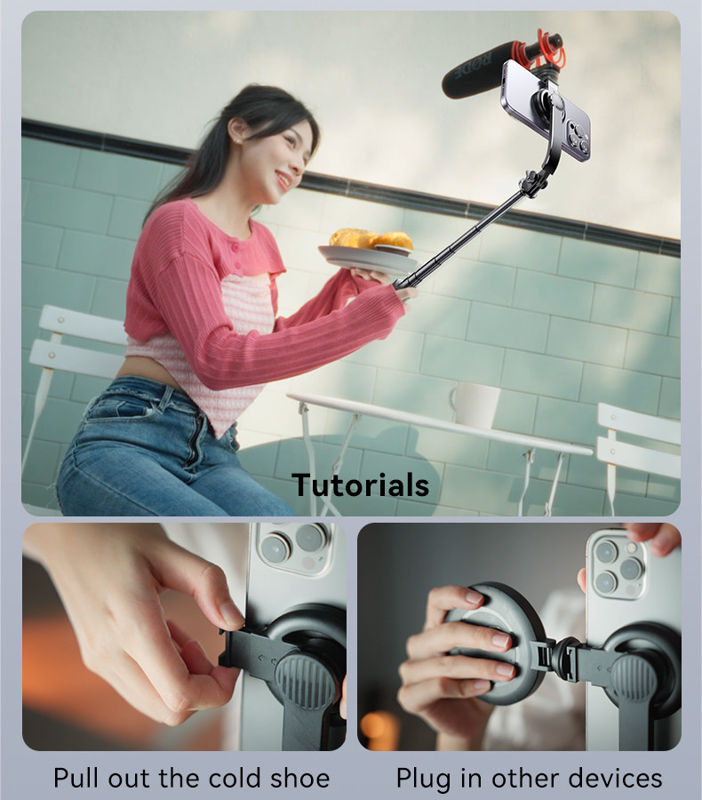 SF19 Magnetic Tripod Leg Selfie Stand Details