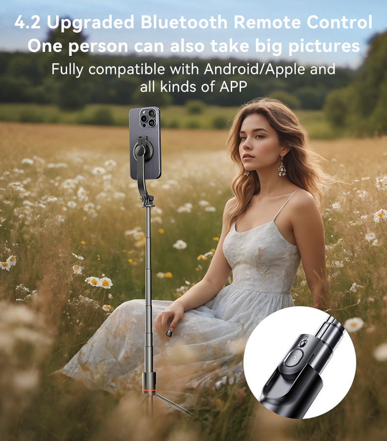 SF19 Magnetic Tripod Leg Selfie Stand Details