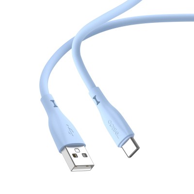 CA119C Max 2A USB To USB-C 1m Liquid Silicone Fast Charging Data Cable