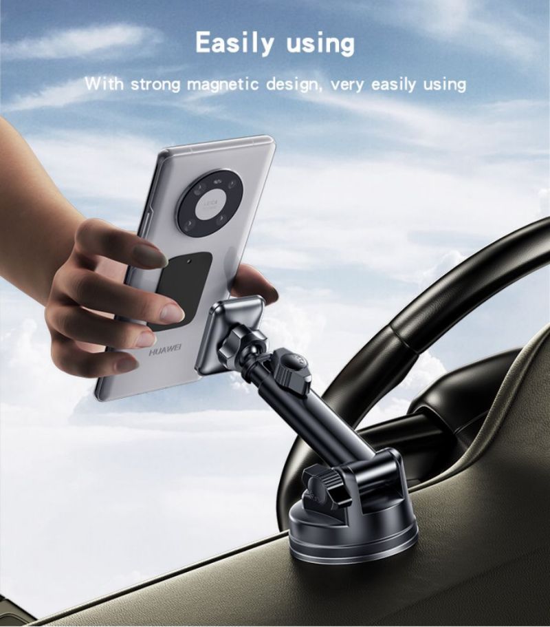 C263 Magnetic Suction Cup Phone Holder Details