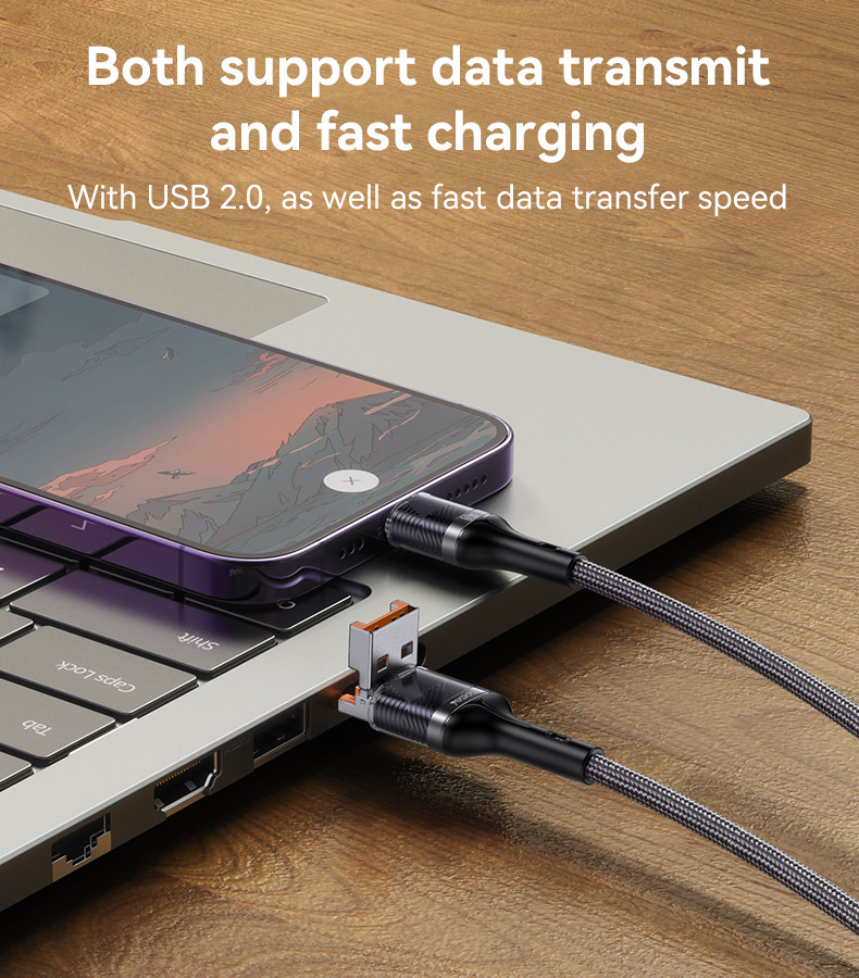 CA165C 60W USB/Type-C To Type-C Data Cable Details