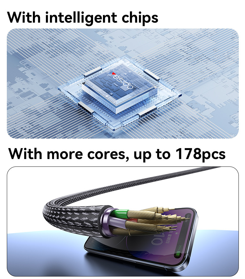 CA165C 60W USB/Type-C To Type-C Data Cable Details