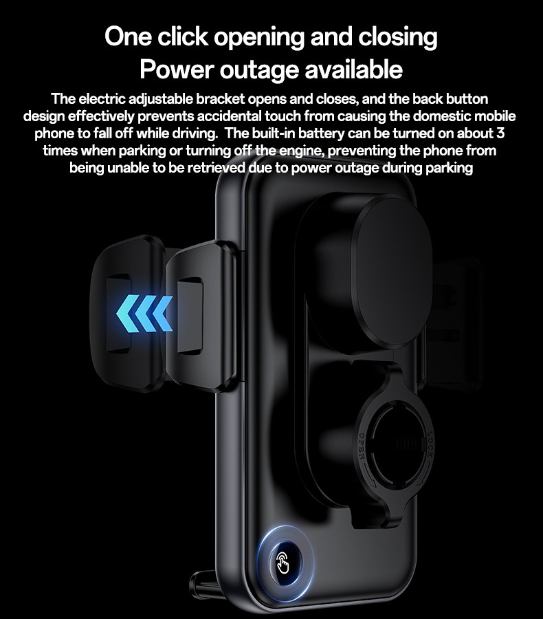 C307 15W Wireless Charging Phone Holder details