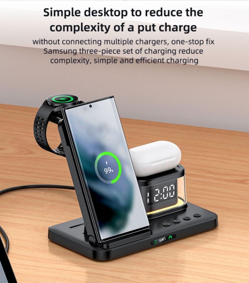 DS23 5 in 1 Wireless Charging Stand(For IP) Details