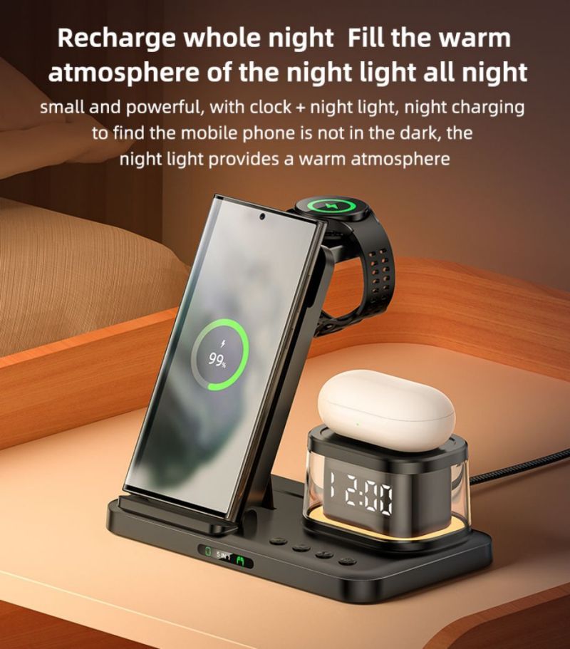 DS23 5 in 1 Wireless Charging Stand(For IP) Details