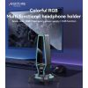 HB25 3.5MM Expansion interface HUB Function Seven Colorful RGB Muiti Functionel Headphone Holder