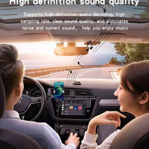 YAU40 BT5.0 Stable Transmission Double Blind USB Port Support TF Card Playback USB BT Transmitter
