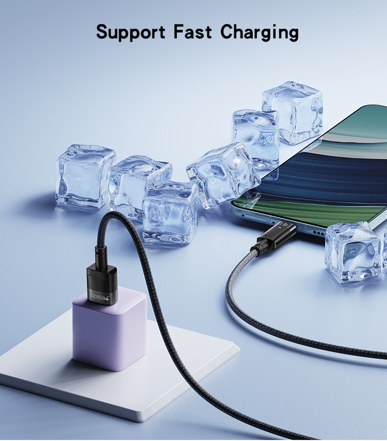 CA123C USB To TC 27W Auto Disconnecting Charging Data Cable Details