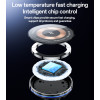 C308 Low Temperature 15W MAX Flowing Light Magnetic Suction Wireless Fast Charging Phone Holder