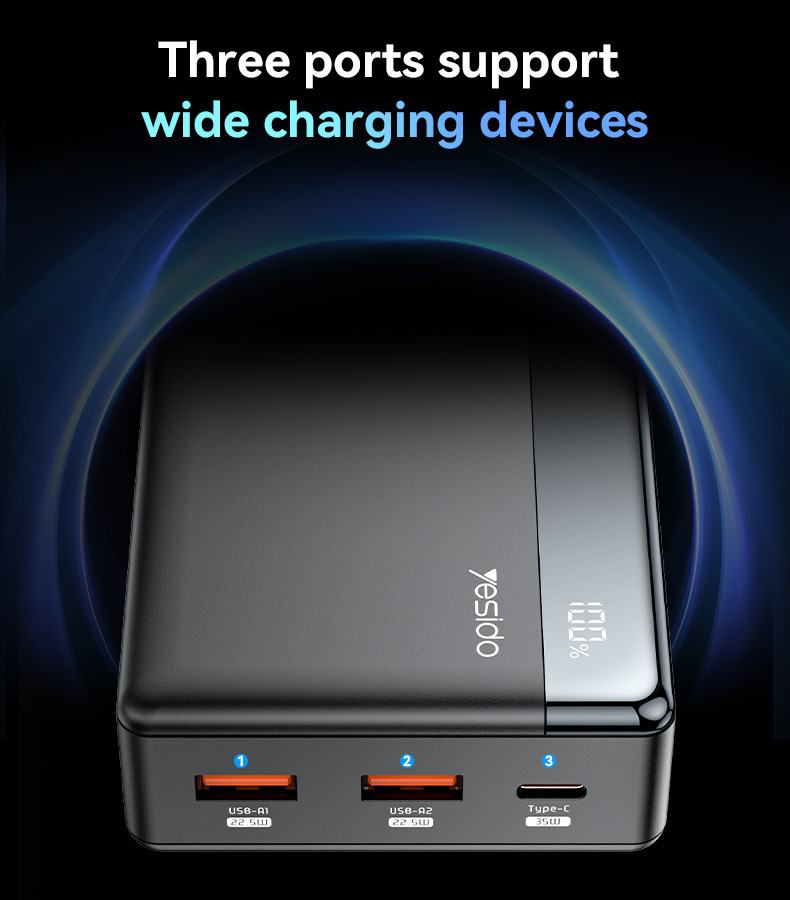 YP51 35W Fast Charging 20000mAh Power Bank Details