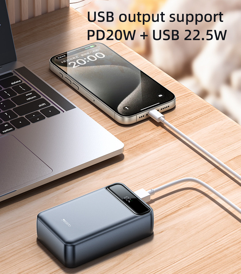 YP50 35W Fast Charging 20000mAh Power Bank Details