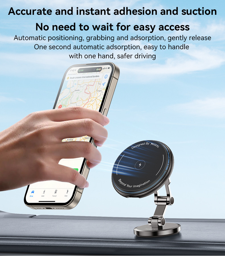 C306 15W Magnetic Magsaging Wireless Charging Phone Holder Details