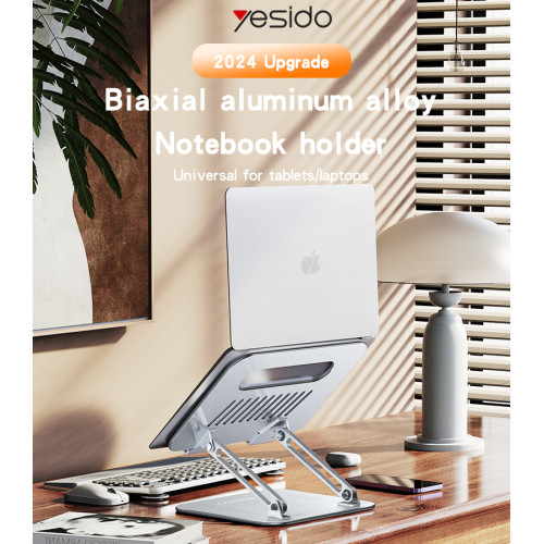 LP05 Super Strong Dual Arm design Widely Compatible Biaxial Aluminum Alloy Tablet/Laptops Holder