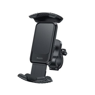 C249 360 Rotation Adjustable One-touch Stabilization Locking Bicycle Car Phone Holder