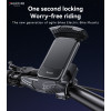 C249 360 Rotation Adjustable One-touch Stabilization Locking Bicycle Car Phone Holder