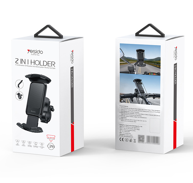 C249 Bicycle Phone Holder Packaging