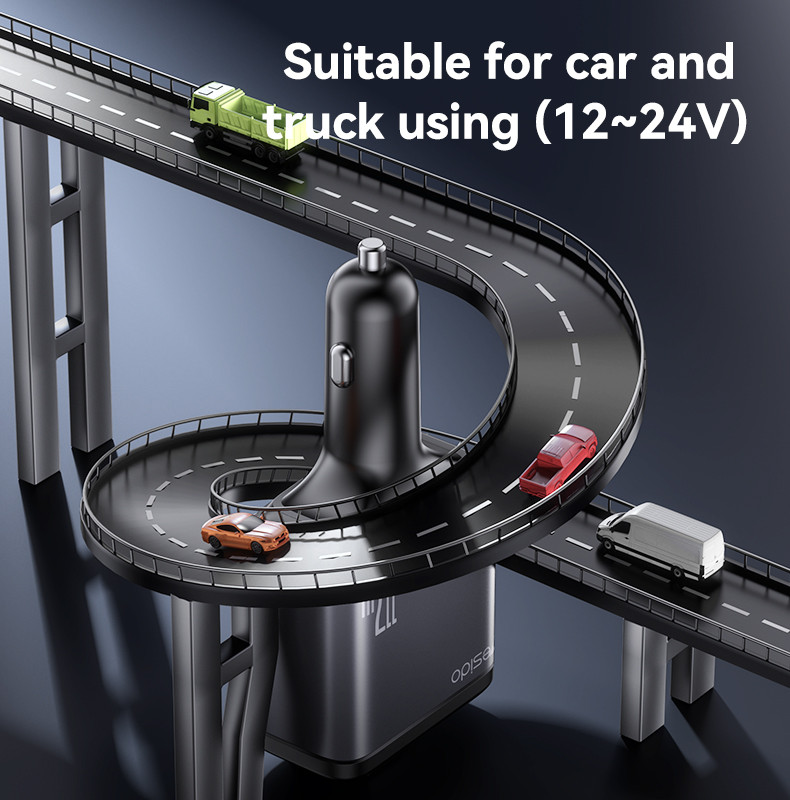 Y63 117W Fast Charging Car Charger Details