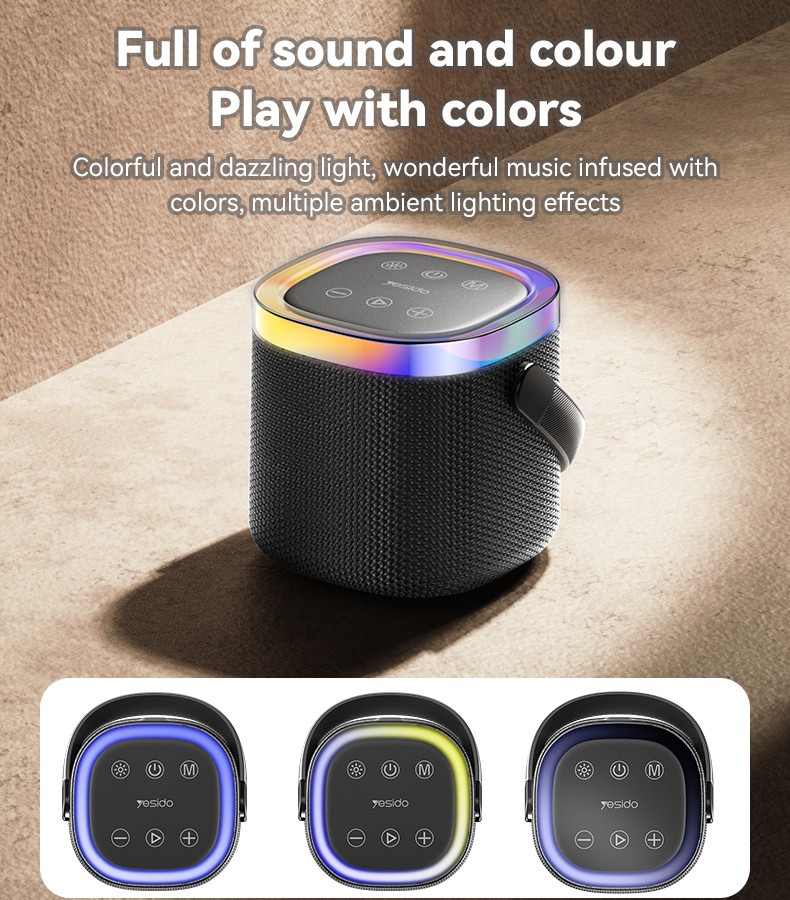 Yesido YSW25 Portable Wireless Speaker (IP67) Details