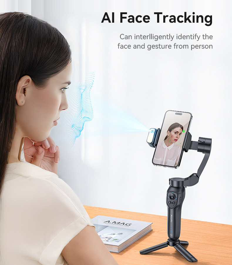 Yesido SF21 Auto Face Tracking Gimbal Stabilizer Details