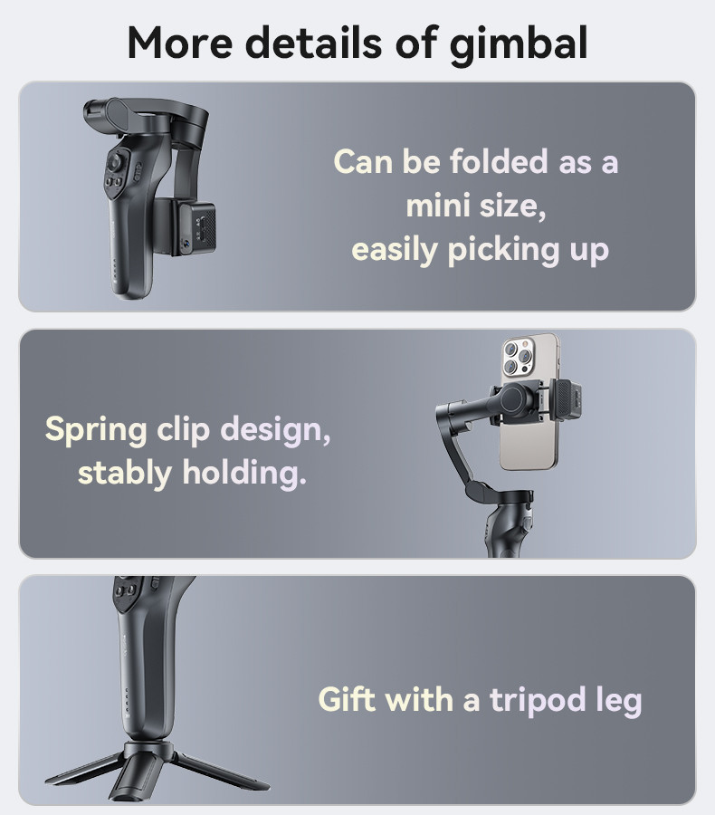 Yesido SF21 Auto Face Tracking Gimbal Stabilizer Details