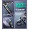 GS24 Aluminum Alloy Data Transmission Power Real-time Display TC To TC  Digital Charging Adapter