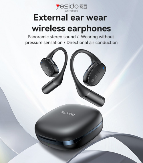 YSP18 BT5.3 ENC Smart Noise reduction Air Directional Conduction OWS Open Type Wireless Earphones