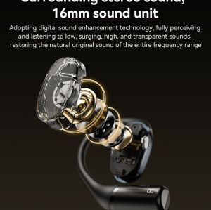 YSP18 BT5.3 ENC Smart Noise reduction Air Directional Conduction OWS Open Type Wireless Earphones