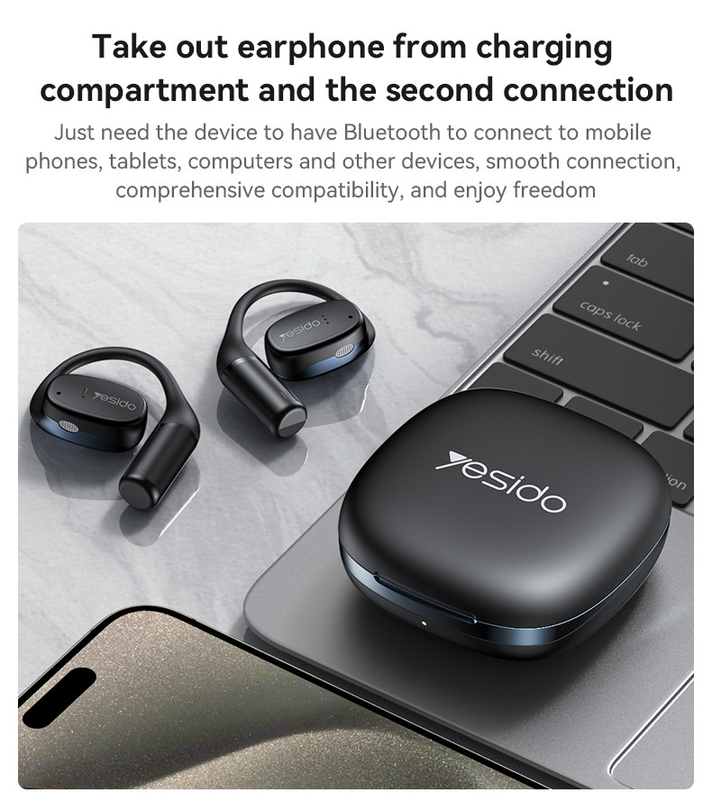 YSP18 With ENS Noise Cancelling OWS Wireless Earphone Details