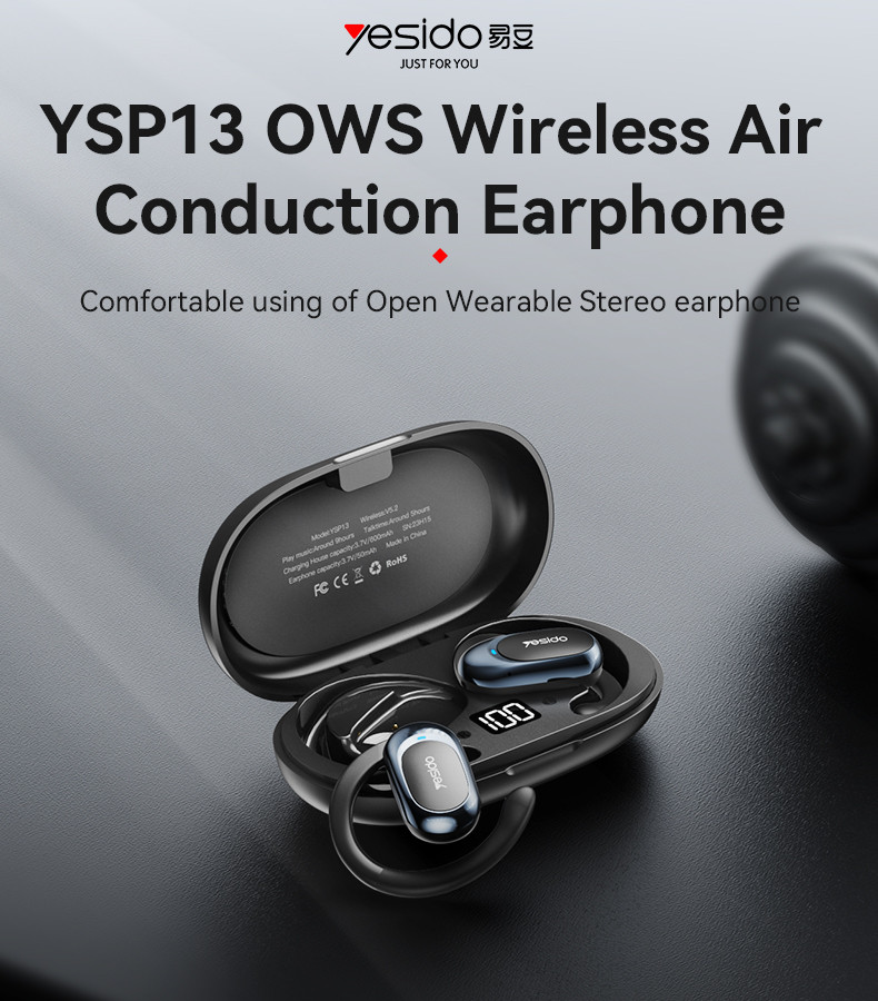 YSP13 Ear Hanging OWS Air Conduction Wireless Earphone