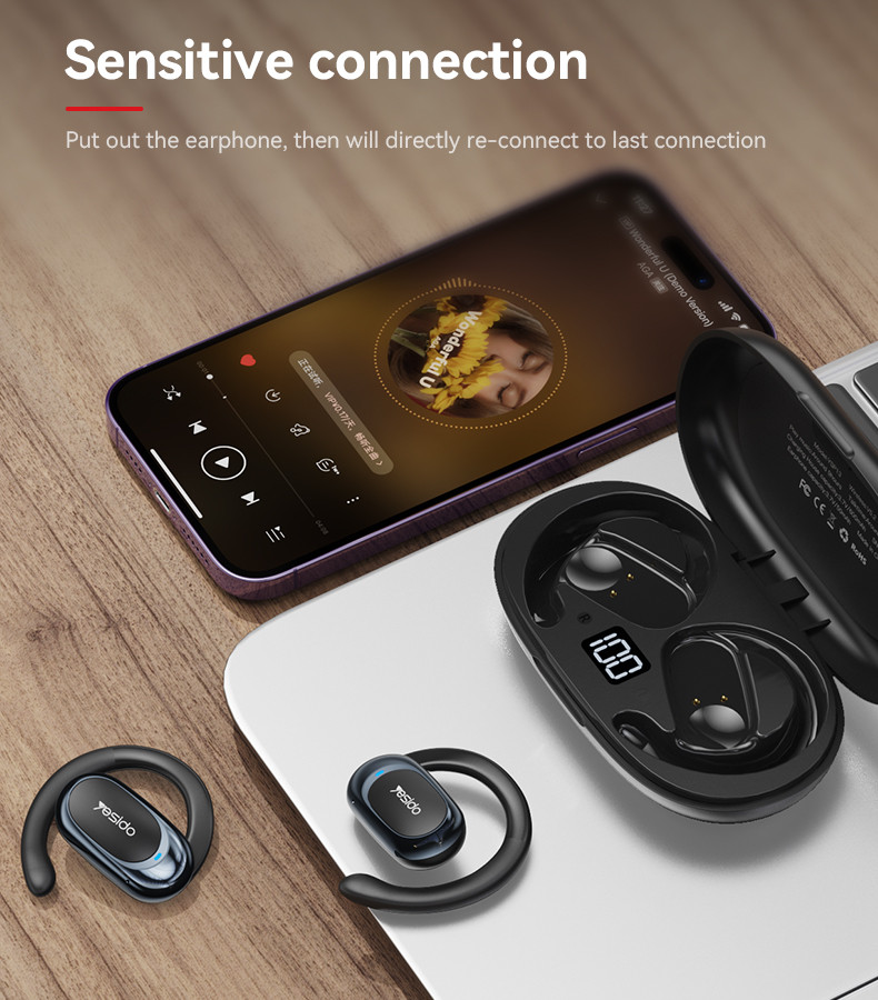 YSP13 Ear Hanging OWS Air Conduction Wireless Earphone Details