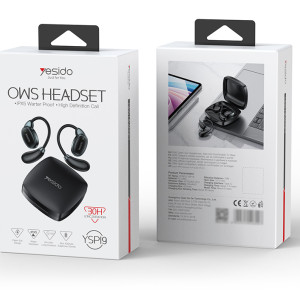 YSP19 BT5.4 Ultra Low Latency IPX5 Waterproof Open Ear Design OWS Open Bluetooth Headset