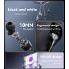 YH53 Black And White Three-button Remote HD Call Design In-ear 3.5mm Interface Wired Earphone