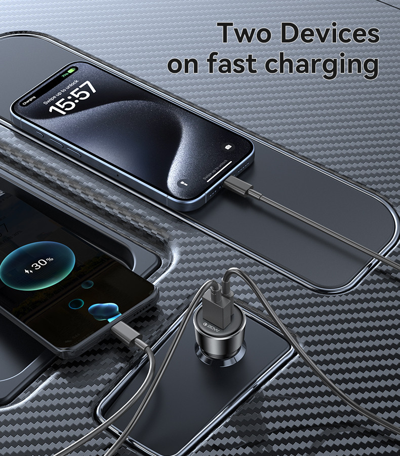 Yesido Y64 50W Fast Charging Car Charger Details