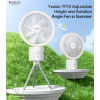 YF13 Four Gears Adjustable Detachable Design Comes With LED Ambient Light Multi Scene Fan