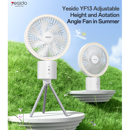 YF13 Four Gears Adjustable Detachable Design Comes With LED Ambient Light Multi Scene Fan