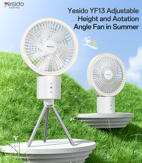 YF13 Four Gears Adjustable Detachable Design Comes With LED Ambient Light Multi Scene Fan