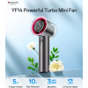 YF14 LED Power Display Powerful With 3000mAh Battery 5 Stages Of Speed Turbo Mini Fan